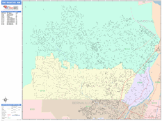 Rio Rancho Digital Map Color Cast Style